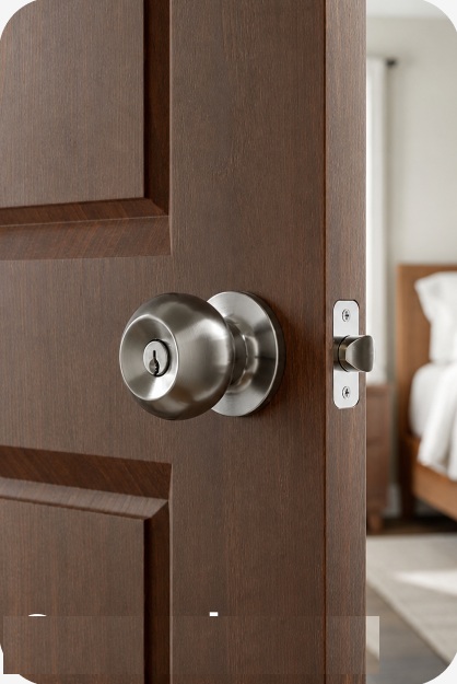 Cerraduras y herrajes para puertas prefabricadas